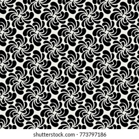 Ornamental victorian seamless pattern. Vector floral abstract texture.