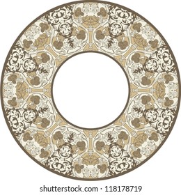 Ornamental vintage frame. Vector illustration.