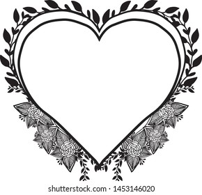 Ornamental vintage frames, isolated on white background, for birthday card, wedding invitations. Vector