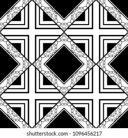 Ornamental vintage seamless pattern. Vector abstract background.