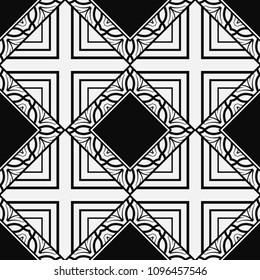 Ornamental vintage seamless pattern. Vector abstract background.