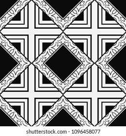 Ornamental vintage seamless pattern. Vector abstract background.