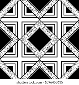 Ornamental vintage seamless pattern. Vector abstract background.
