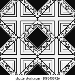 Ornamental vintage seamless pattern. Vector abstract background.