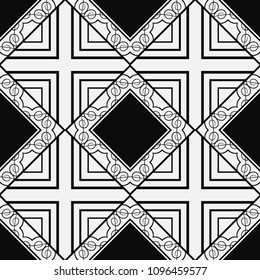 Ornamental vintage seamless pattern. Vector abstract background.