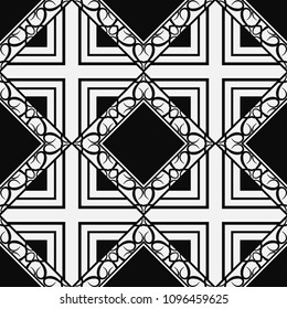 Ornamental vintage seamless pattern. Vector abstract background.