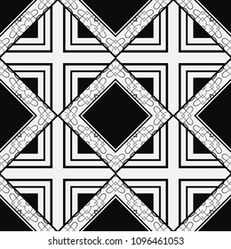 Ornamental vintage seamless pattern. Vector abstract background.