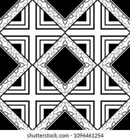 Ornamental vintage seamless pattern. Vector abstract background.
