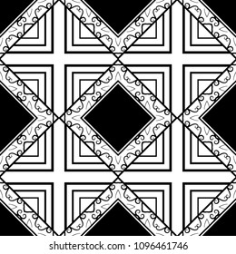 Ornamental vintage seamless pattern. Vector abstract background.