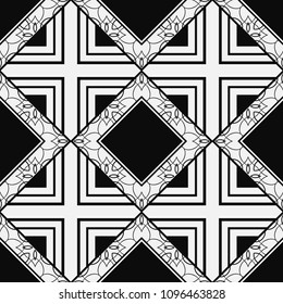 Ornamental vintage seamless pattern. Vector abstract background.