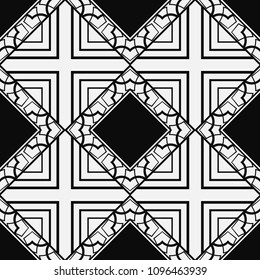 Ornamental vintage seamless pattern. Vector abstract background.