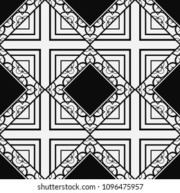 Ornamental vintage seamless pattern. Vector abstract background.