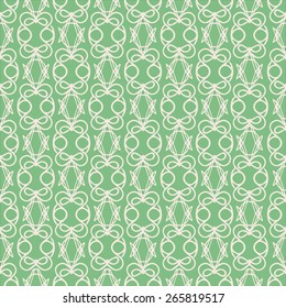 Ornamental wallpaper with seamless pattern