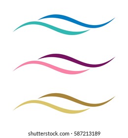 Ornamental Wave vector Logo Template Illustration Design. Vector EPS 10.