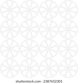 Ornamental white seamless pattern with elements of geometric shapes and stripes, template for fabric and wallpaper. Mosaic of gray lines with national trend.