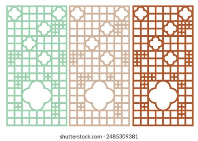 Ornamental window flower and square
