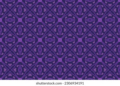 Ornamentanl Pattern Design for wrapping paper, wallpaper, fabric, decorating and backdrop. Vector Illustration of geometry line art.
