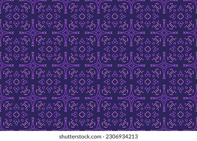 Diseño de patrones ornamentales para envolver papel, tapicería, tela, decoración y fondo. Ilustración vectorial del arte de línea de geometría.