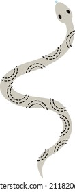 
Ornamentierte Schlange
