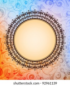 ornamented vector banner. Eps10