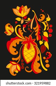 ornament-russian tribe style