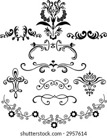 Ornaments 1 Vector Illustration