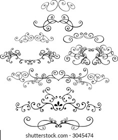 Ornaments 4 Vector Illustration