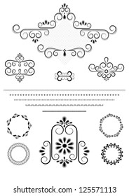 Ornaments and borders for page design