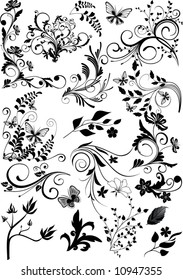 ornaments, design elements - vector