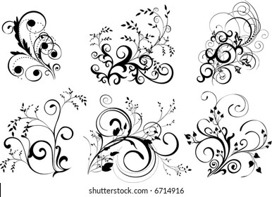 ornaments, design elements - vector