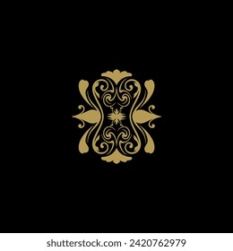 Ornaments elements mandala floral retro corners frames borders  art deco design vector file