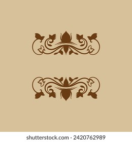 Ornaments elements mandala floral retro corners frames borders  art deco design vector file