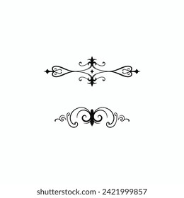 Ornaments elements mandala floral retro corners frames borders  art deco design vector file