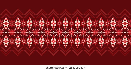 Ornaments, fabric clothes patterns in a mixed style.