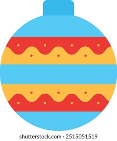 Ornaments, festive, decoration Icon or Illustration for Christmas Decorations, Representing Festive Holiday Decor and Seasonal Celebrations