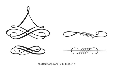 Ornaments and Flourishes Vector Art