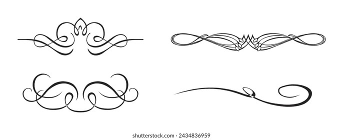 Ornaments and Flourishes Vector Art