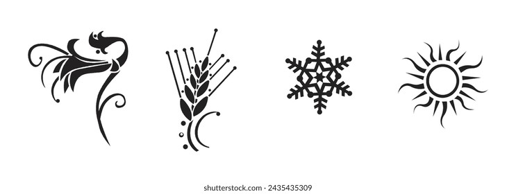 Ornaments and Flourishes Vector Art