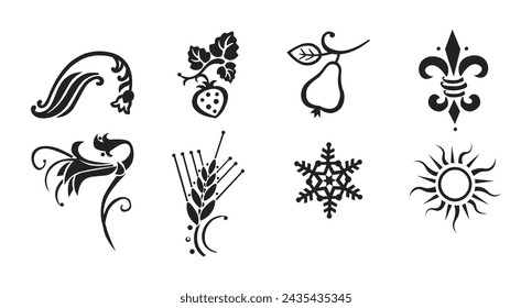 Ornaments and Flourishes Vector Art