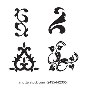 Ornaments and Flourishes Vector Art