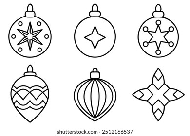 Ornaments Line Art Chic Designs for Stylish Decorations