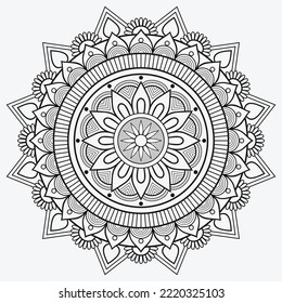 Ornaments mandala backgrounds elements design