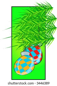 ornaments on tree