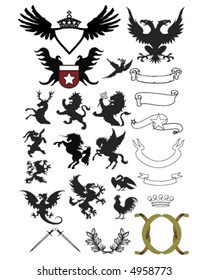 Ornaments Ribbons and Crests