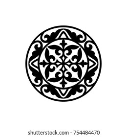 Ornaments vector illustration fashion symbols. Oriental