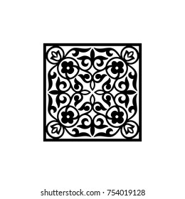 Ornaments vector illustrations floral, frames, oriental.
