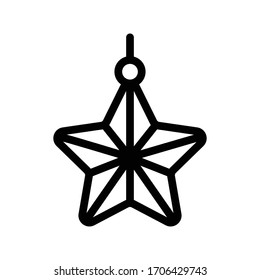 ornaments vector thin line icon 