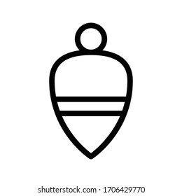 ornaments vector thin line icon 