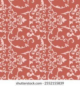 Ornamnets Rapport pattern design Handgezeichnete Vektorgrafik