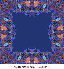 Ornate abstract floral background